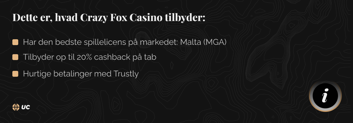 crazy fox casino anmeldelse